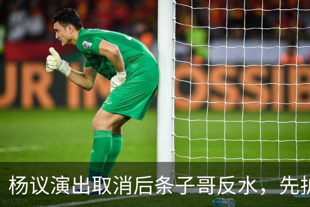杨议演出取消后条子哥反水，先护短再打压，几十年兄弟情在流量面前说断就断